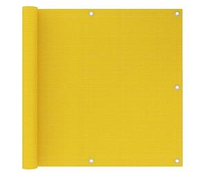 vidaXL Schermo Frangivista per Balcone Giallo 90x500 cm in HDPE
