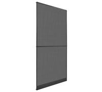 vidaXL Schermo Insetti a Battente Antracite e Nero 100 x 215 cm