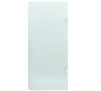 vidaXL Schermo Orinatoio a Parete per Privacy Toilette Moderno Elegante Pannello Divisorio Sanitari Bagno 90x40 cm in Vetro Temperato Grezzo