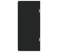 vidaXL Schermo Orinatoio Parete Privacy Nero 90x40 cm Vetro Temperato, Schermo orinatoio da Parete, divisorio orinatoio, Schermo per orinatoio