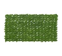 vidaXL Paravento per balcone con foglie verdi e gialle, 200 x 100 cm, edera artificiale, protezione per la privacy, decorazione moderna per balcone, divisorio da giardino, resistente alle intemperie