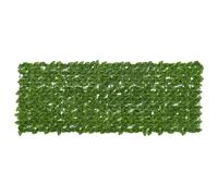 vidaXL Schermo per balcone con foglie Verde e Giallo 200 x 75 cm