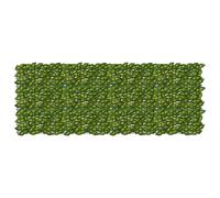 vidaXL Schermo per balcone con foglie Verde e Giallo 200 x 75 cm