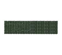 vidaXL Paravento per balcone con foglie verde scuro, 400 x 100 cm, edera artificiale, protezione per la privacy, decorazione moderna per balcone, divisorio da giardino EasyToClean, resistente alle