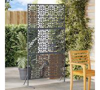 vidaXL Schermo per Privacy 100 x 50 x 180 cm Acciaio Antracite