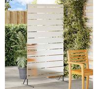 vidaXL Schermo per Privacy Grigio 100 x 50 x 180 cm Acciaio, Schermo per Giardino Moderno, divisorio Rettangolare, Pannello estetico per Privacy all'aperto
