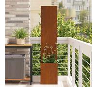 vidaXL Schermo per privacy in giardino Ruggine 32 x 32 x 150 cm