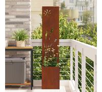 vidaXL Schermo per privacy in giardino Ruggine 32 x 32 x 150 cm