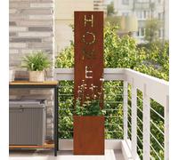 vidaXL Schermo per privacy in giardino Ruggine 32 x 32 x 150 cm