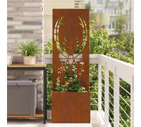 vidaXL Schermo per privacy in giardino Ruggine 50 x 32 x 150 cm