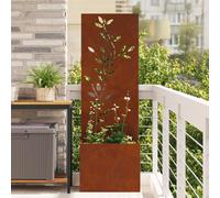 vidaXL Schermo per privacy in giardino Ruggine 50 x 32 x 150 cm