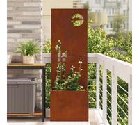 vidaXL Schermo per privacy in giardino Ruggine 50 x 32 x 150 cm