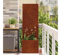 vidaXL Schermo per privacy in giardino Ruggine 50 x 32 x 150 cm