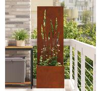 vidaXL Schermo per privacy in giardino Ruggine 50 x 32 x 150 cm