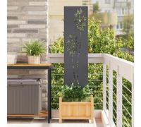 vidaXL Schermo per privacy in giardino Traforo Antracite 32 x 140 cm