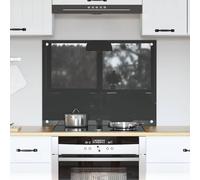 vidaXL Schienale Cucina in Grigio Scuro - 80x60x0.6 cm Vetro Temperato