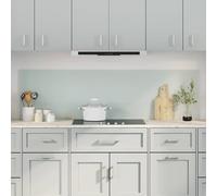 vidaXL Schienale da cucina 2 pcs Bianco 90 x 50 cm vetro temperato