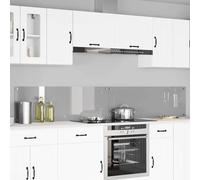 vidaXL Schienale da cucina 2 pcs Grigio chiaro 120 x 40 cm