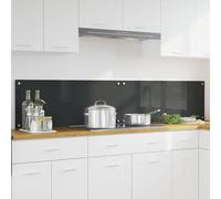 vidaXL Schienale da cucina 2 pcs Grigio scuro 100 x 40 cm