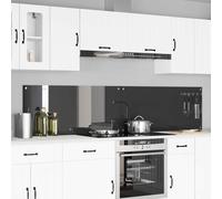 vidaXL Schienale da cucina 2 pcs Grigio scuro 110 x 50 cm