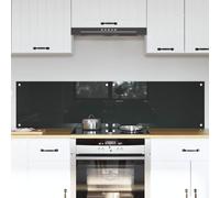 vidaXL Schienale da cucina 2 pcs Grigio scuro 80 x 40 cm