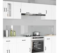 vidaXL Schienale da cucina 2 pcs Trasparente 110 x 40 cm