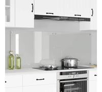 vidaXL Rivestimento da Cucina Trasparente 80 x 60 x 0.8 cm, Schienale Cucina Moderno, Vetro Temperato Resistente, Protezione Muro Funzionale per Cucinare a Casa