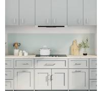 vidaXL Schienale da cucina 2 pz Bianco 100 x 50 cm vetro temperato