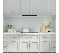 vidaXL Schienale da cucina 2 pz Bianco 100 x 60 cm vetro temperato