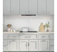 vidaXL Schienale da cucina 2 pz Trasparente 100 x 50 cm