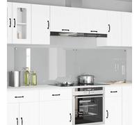 vidaXL Schienale da cucina 2 pz Trasparente 110 x 60 cm