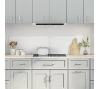 vidaXL Schienale da cucina 2 pcs Trasparente 90 x 40 cm, Parapetto in vetro moderno e resistente per cucina, schermatura anti-calore, design elegante, facile da installare