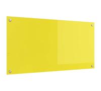 vidaXL Schienale da cucina Giallo 100 x 50 cm vetro temperato