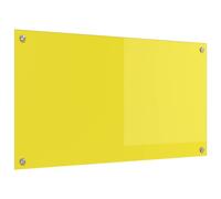 vidaXL Schienale da cucina Giallo 90 x 50 cm vetro temperato