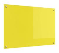 vidaXL Schienale da cucina Giallo 90 x 60 cm vetro temperato