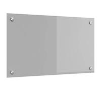 vidaXL Schienale da Cucina Grigio Chiaro 70 x 40 cm Vetro temperato | Robusto e fatto per durare, Perfetto per alte temperature, Semplice e moderno