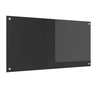 vidaXL Schienale da cucina Grigio scuro 100 x 50 cm vetro temperato