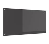 vidaXL Schienale da cucina Grigio scuro 120 x 60 cm vetro temperato