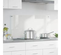 vidaXL Schienale da cucina Trasparente 100 x 50 cm vetro temperato