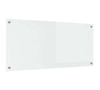 vidaXL Schienale da cucina Trasparente 110 x 50 cm vetro temperato