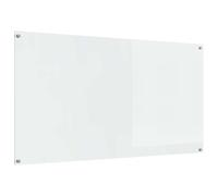 vidaXL Rivestimento da Cucina Trasparente 110 x 60 x 0.6 cm, Schienale Cucina Moderno, Vetro Temperato Resistente, Protezione Muro Funzionale per Cucinare a Casa
