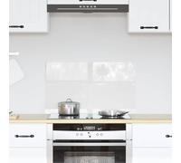 vidaXL Schienale da cucina Trasparente 70 x 40 cm vetro temperato