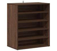 vidaXL Scarpiera Rovere Marrone 60x35x70 cm in Legno Multistrato