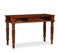 vidaXL Scrittoio Legno Massello di Acacia Scrivania Tavolo Consolle Studio
