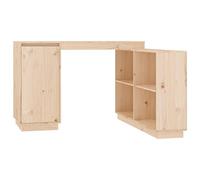 vidaXL Scrivania 110x50x75 cm in Legno Massello di Pino