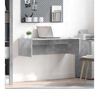 vidaXL Scrivania a parete Grigio cemento Legno ingegnerizzato