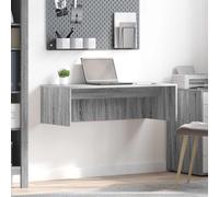 vidaXL Scrivania a parete Grigio Sonoma Legno ingegnerizzato