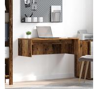 vidaXL Scrivania a parete Legno vecchio Legno ingegnerizzato