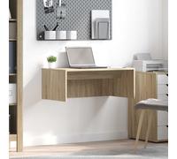 vidaXL Scrivania a parete Rovere Sonoma Legno ingegnerizzato
