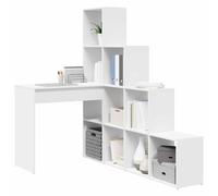 vidaXL Scrivania ad angolo Bianco 101,5 x 149,5 x 149,5 cm